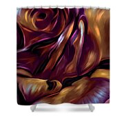 Donnybrook Rose Shower Curtain by Michelle Wrighton
