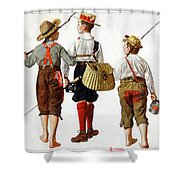 Fishing Trip #3 Painting by Norman Rockwell - Fine Art America