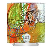Crayon Scribble#3 Shower Curtain Crayon Scribble#3 Shower Curtain