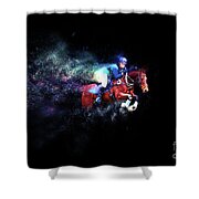 Cross Country - Colour Explosion Shower Curtain