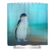 Fairy Penguin Western Australia Shower Curtain