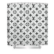 Louis Vuitton Pattern Lv 07 Grey Digital Art by TUSCAN Afternoon