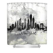 CafePress New York City Skyscrapers Shower Curtain 1322942414 