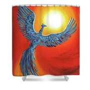 Phoenix Rising Shower Curtain Phoenix Rising Shower Curtain