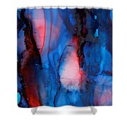 The Potential Within - Squared 2 - Tryptich Shower Curtain by Michelle Wrighton