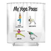 Funny Yoga Art for Women and Men Namaste Flexible Pose Light #2