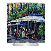 Cafe De Flore Paris Painting by Mona Edulesco - Fine Art America