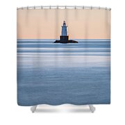 Sakonnet Point Lighthouse Little Compton Ri Color Shower Curtain Sakonnet Point Lighthouse Little Compton Ri Color Shower Curtain