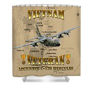 C-130 Hercules Vietnam Veteran Tote Bag by Mil Merchant - Fine Art