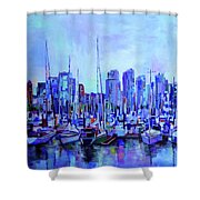 Rolled or Framed Giclee Art Print Dock of the Bay by Sarah Ghanooni available as Stretched Rolled Framed Canvas Free Shipping