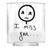I miss You Stickman sketch, Tears Crying meme' Sticker