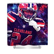 Ball Play Cleveland Browns Player Nick Chubb Nickchubb Nick Chubb  Nicholasjamaalchubb Nicholas Jamaa Poster