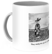 Fancy Running Into You In Field Of Marjoram! Coffee Mug by Victoria Roberts  - Conde Nast