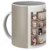 China cups on display at an antique shop Coffee Mug by Benyamin Shoham -  Pixels