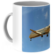 Coffee Mug Delta Airlines Boeing 717 with Airport Codes 2 11oz 