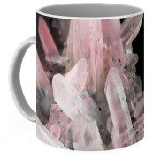Rose Quartz Crystals Coffee Mug by Emanuela Carratoni - Fine Art America
