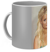 Paris Hilton Mug Shot Mugshot Coffee Mug by Tony Rubino - Pixels