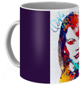 Taylor Swift Portrait Coffee Mug by Bob Smerecki - Pixels