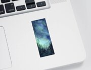 Galaxy Watercolor Aurora Painting Sticker Galaxy Watercolor Aurora Painting Sticker