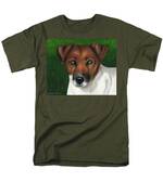 Otis Jack Russell Terrier Men's T-Shirt  (Regular Fit) by Michelle Wrighton