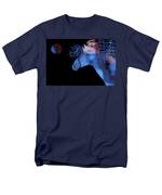 Abstract Wild Horse And Full Moon Men's T-Shirt (Regular Fit) by Michelle Wrighton