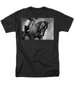 Elegance - Dressage Horse Men's T-Shirt (Regular Fit) by Michelle Wrighton