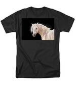 Pretty Palomino Pony Painting Men's T-Shirt (Regular Fit) by Michelle Wrighton