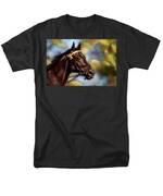 Show Horse Painting Men's T-Shirt  (Regular Fit) by Michelle Wrighton