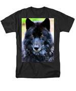 Black Wolf Greeting Card for Sale by Nick Gustafson