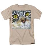 Stunning Cat Painting Men's T-Shirt (Regular Fit) by Michelle Wrighton