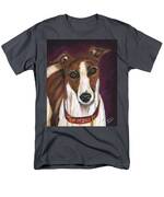 Royalty - Greyhound Painting Men's T-Shirt (Regular Fit) by Michelle Wrighton