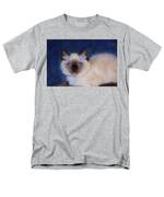 Zen Ragdoll Cat Men's T-Shirt (Regular Fit) by Michelle Wrighton