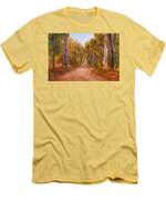 Country Roads 2  Impressionism Art Men's T-Shirt (Athletic Fit)