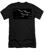 Lines Of Light Black And White T-Shirt Lines Of Light Black And White T-Shirt