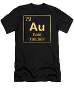 Periodic Table of Elements - Gold - Au - Gold on Black Digital Art by ...