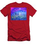 Abstract Bluebonnets Men's T-Shirt (Athletic Fit)