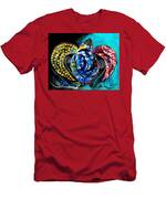 Deep Sea Sea Turtle Men's T-Shirt (Athletic Fit)