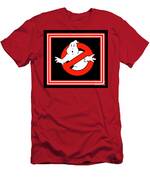 Ghostbusters - Vintage Logo - Red Black Border Digital Art by Scott D ...
