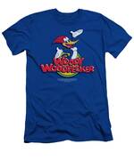 Woody Woodpecker THROUGH THE TREE Vintage Style Adult T-Shirt All Sizes 