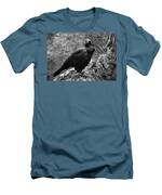 Nevermore - Black And White Men's T-Shirt (Athletic Fit)