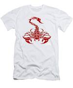 Red Scorpion Fantasy Designs Abstract Holiday Art By Omaste Witk T-Shirt Red Scorpion Fantasy Designs Abstract Holiday Art By Omaste Witk T-Shirt