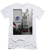Paris schtrumpf street art blue red color splash Kids T-Shirt by Mr Splash  - Pixels