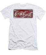 Vintage Coca Cola Red And White Sign With Transparent Background T-Shirt