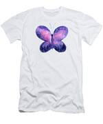 Galaxy Butterfly Pink T-Shirt Galaxy Butterfly Pink T-Shirt