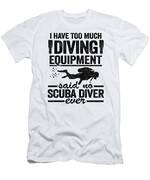 Keep Calm And Scuba Dive Men's Long Sleeve T Shirt Scuba Diving Funny Quote 