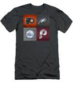 Phillies Eagles Flyers Sixers T Shirt, Philadelphia Teams Fan Gift - Happy  Place for Music Lovers