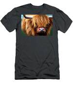 Highland Cow Men's T-Shirt (Athletic Fit)