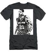 Get your Tim Duncan tribute T-shirt - Pounding The Rock