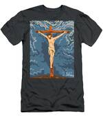 The Crucified Jesus Christ on the Cross During Crucifixion WPA Poster ...