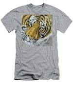 Tiger Painting Men's T-Shirt (Athletic Fit)